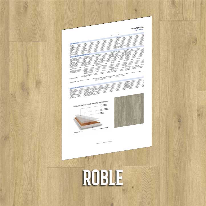 Ficha técnica roble